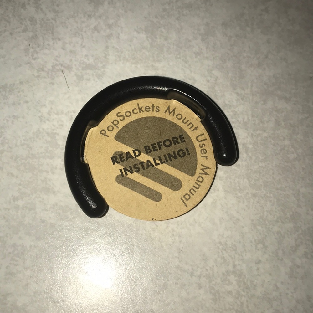 Pop socket mount